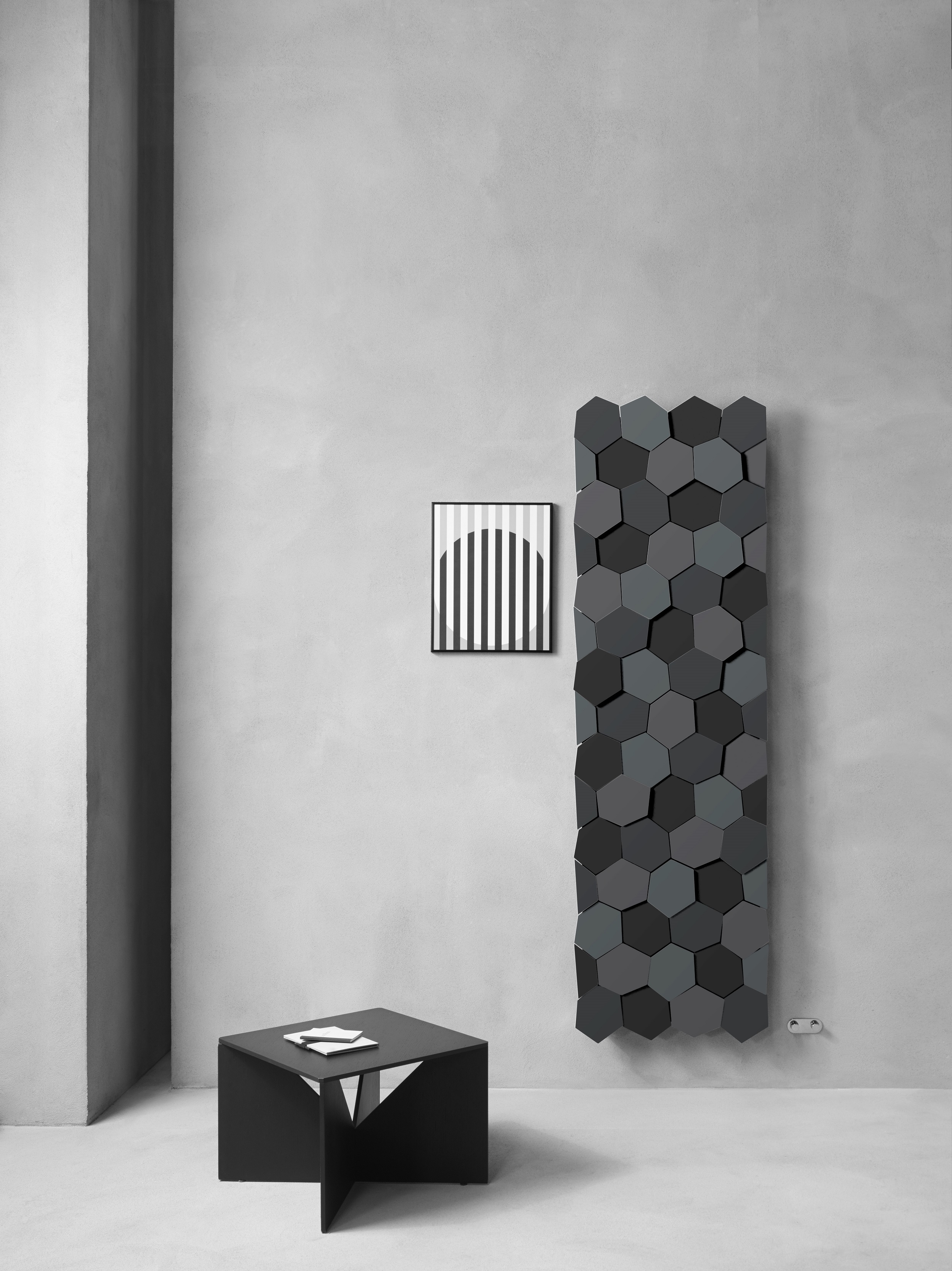 Caleido Honey Paneelheizkörper, Design Heizkörper, Heizwand by James Di Marco